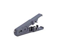 Tosuny Herramienta Multifuncional de Pelado de Cables con Cortador de Cable para UTP Redondo/Plano UTP, Cuchilla Afilada Giratoria Ajustable, Gris
