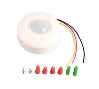 Tosuny Interruptor de Luz de Techo PIR Infrarrojo |Sensor de Movimiento de 360 grados con Temporizador para Tira de LED