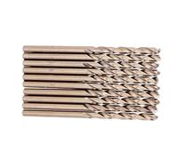 Tosuny Juego de Brocas de Cobalto M35, Brocas Helicoidales HSS CO, Broca de Punto Dividido de 135 Grados para Taladrar en Hierro Fundido de Acero Inoxidable (4,5 mm)