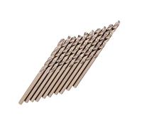 Tosuny Juego de Brocas de Cobalto M35, Brocas Helicoidales HSS CO, Broca de Punto Dividido de 135 Grados para Taladrar en Hierro Fundido de Acero Inoxidable (3,2 mm)