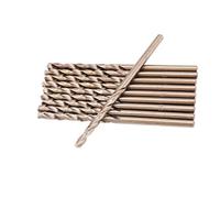 Tosuny Juego de Brocas de Cobalto M35, Brocas Helicoidales HSS CO, Broca de Punto Dividido de 135 Grados para Taladrar en Hierro Fundido de Acero Inoxidable (2mm)