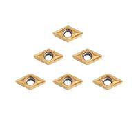 Tosuny Kit de Insertos de Torneado de Torno de Carburo |10 Puntas de Cuchilla de Corte CNC para Caja de Taller de Portaherramientas