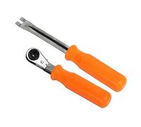 Tosuny Llave de Trinquete de Doble escuadra. Herramienta Eficiente de Liberación del Ajustador de Holgura para Remolques de camiones. Agarre Cómodo