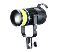 Tosuny Luz de Vídeo LED COB RGB, Temperatura de Color Dual 2700K 6500K, Alto CRI 96+, Iluminación de Fotografía Regulable 1500LM 5500lux, con Control Remoto y Soporte en U (Black)