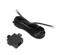 Tosuny Mando a Distancia Universal con Perilla de Graves con Cable de 5 M, Controlador de Volumen de Subwoofer de 6 Pines para Amplificador de Automóvil, Ajustador de Nivel de Graves