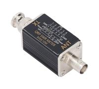 Tosuny Medidor de Potencia SWR de 10W, Medidor de Relación de Onda Estacionaria con Indicadores LED Probador de RF Portátil para 1-50MHz Fácil de Usar para la Radioafición y los