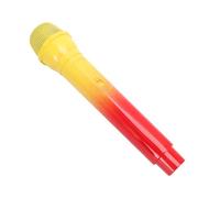 Tosuny Micrófono de Plástico de Color Degradado, Accesorio de Disfraz para Discurso, Canto, Práctica de Baile, ABS Ligero Portátil
