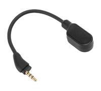 Tosuny Micrófono de Reemplazo para Auriculares para Juegos Cloud III, Cancelación de Ruido con Indicador de Silencio LED, Micrófono de Boom Clip-on de 3.5 Mm para Chat del Equipo de