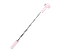 Tosuny Mini Bluetooth Selfie Stick, Trípode de 12 Cm Que Se Extiende hasta 67 Cm con Rotación de 360° para Transmisión en Vivo de Vlog, Resistente Soporte para Teléfono de Acero (Pink)
