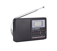 Tosuny Mini Radio, FM/Am/SW/LW/TV Sonido Receptor de frecuencia Completa Radio receptora, Radio estéreo portátil con Reloj y Alarma para Bolsillo/Exterior/Interior.(10K)