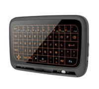 Tosuny Mini Teclado Inalámbrico con Panel Táctil, Teclado de Bolsillo Retroiluminado 2.4G para PC, Smart TV, TV Box, HTPC, Computadora Portátil con Receptor USB y Batería Recargable