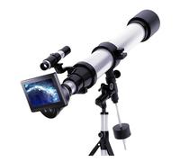 Tosuny Ocular electrónico WiFi para telescopios de 26-47mm Microscopios, Ocular de cámara de telescopio con Pantalla de 4,3 Pulgadas para planetario, observación de Aves