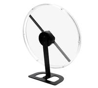 Tosuny Pantalla de Ventilador Holográfica 3D de 32 Cm, Imagen Flotante LED de Alta Resolución 2000x224 para Publicidad Comercial Minorista en Tiendas, Aplicación Controlada por PC, (Enchufe de la UE)