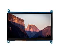 Tosuny Pantalla táctil Minitor, Monitor portátil TN LCD de 7 Pulgadas HDMI 1024x600 Pantalla de visualización Ultra HD Monitor Capacitivo para Juegos para