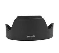 Tosuny Parasol para EW-83L Montura para cámara Parasol para EF 24-70 mm f/4l L IS Lente USM, Negro
