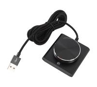 Tosuny Paya de Control de Volumen USB, Controlador de Medios de PC, Esfera de Ajuste de Sonido Externo con Perilla Rotativa de 360 ° y Silencio de 1 Tecla para Victorias 7/8/10/11