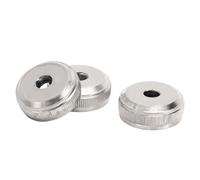 Tosuny Pistón de Tornillo de Tapa de Válvula de Trompeta Plateada de para Llaves Precisas, Paquete de 3 para Reemplazo (Cubierta inferior OE: 5615Q0)
