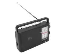 Tosuny Radio Bluetooth Retro con Control Remoto, Radio Portátil Am FM SW con Mejor Recepción, Recargable y con Pilas, Reproducción TF USB para Personas Mayores en el Hogar (Enchufe Europeo 220V)