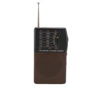 Tosuny Radio Portátil Am SW FM, Radio de Bolsillo Recargable de Batería con, Altavoz Magnético Incorporado y Batería de 500 MAh, para Interiores Al Aire Libre (Color Oscuro)