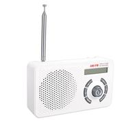 Tosuny Radio Portátil de Banda Completa con Antenas Duales, Radio Am/FM/SW con Batería Recargable de 2000 MAh, Sintonización Digital con Función de Memoria para Ejercicios Al Aire Libre