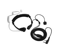 Tosuny Reemplazo de walkie Talkie de micrófono PTT, Garganta Mic Auricular Radio Auricular para UV-5R BF-888S