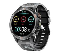Tosuny Reloj Deportivo, Reloj Inteligente de 1,46 Pulgadas, Más de 100 Modos Deportivos, Duración de la Batería de 7 Días IP68 para Correr, Nadar, Senderismo, Compatible con iOS (Camuflaje-Negro)