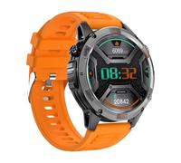 Tosuny Reloj Deportivo, Reloj Inteligente de 1,46 Pulgadas, Más de 100 Modos Deportivos, Duración de la Batería de 7 Días IP68 para Correr, Nadar, Senderismo, Compatible con iOS (Orange)