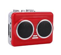 Tosuny Reproductor de Casete con Grabación USB, Convertidor de Cinta a MP3 Directo a Unidad Flash, Reproductor de Grabadora de Casete con Altavoces Incorporados Marcha Atrás Automática,