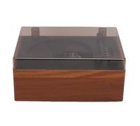 Tosuny Reproductor de CD Portátil con Diseño Retro y Bluetooth 5.1, Reproductor Estéreo Personal Compatible con CD/MP3/USB/AUX, Control Remoto, Altavoz de Madera para Escritorio de (Brown)