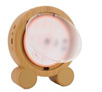 Tosuny Reproductor de CD Vertical de Escritorio, Reproductores de CD Portátiles con Bluetooth, Pantalla LCD, Altavoces Duales de Alta Fidelidad, Radio FM, Soporte de Música Temporizada (White)