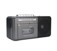 Tosuny Reproductor de Cinta de Cassette Portátil, Altavoz de Reproductor de Cassette Retro con Carga USB y Antena Extensible para FM Am SW Radio, para Viajes en Casa Al Aire (EU Plug (AC 220-240V