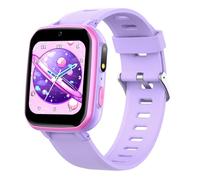 Tosuny Smart Watch for Boys Girls, 1.5 "Pantalla Táctil con Cámara Dual y 15 Juegos Educativos - a Prueba de Agua IP67, Batería de 30 Días, Foto/Video VGA, Control Parental (Purple)
