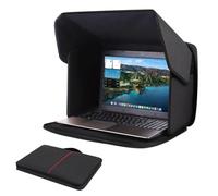 Tosuny Sombra de Sol de la Computadora Portátil, Portátil Guardia Privada y Capucha contra la Pantalla Antideslumbrante, Portátiles de Resplandor del Sol, Plegable, 16 Pulgadas