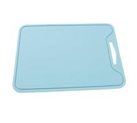 Tosuny Tabla de Cortar de Silicona Resistente Al Calor, Apta para Lavavajillas, para Senderismo y Barbacoas, 11,7 X 8,6 X 0,2 Pulgadas (BLUE)