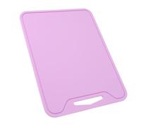 Tosuny Tabla de Cortar de Silicona Resistente Al Calor, Apta para Lavavajillas, para Senderismo y Barbacoas, 11,7 X 8,6 X 0,2 Pulgadas (PURPLE)