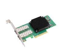 Tosuny Tarjeta Adaptadora de Red Ethernet de 2 Puertos, Tarjeta de Red PCIe de 2 Puertos SFP28 de 25G con Chip ConnectX 5 EN, para Centro de Datos y Computación EN la Nube, para W