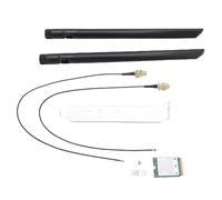 Tosuny Tarjeta Inalámbrica WiFi 7, Adaptador de Red PCIe M.2 de Triple Banda de 5,8 Gbps con Antenas Duales para PC Wins 11, Tarjeta Adaptadora PCI-E WiFi 7 de 2,4G/5G/6GHz, 320MHz y