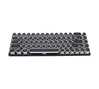 Tosuny Teclado de Juego con Cable del 60%, Teclado de Sensación Mecánica de Retroceso RGB LED con Pies Ajustables, 68 Teclas Mini de Oficina con Cableado para (Interruptor Azul de Color Negro)