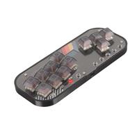 Tosuny Teclado Fighting Box para Fight Stick, Botón de Interruptor Mecánico, Mini Controlador de Juego de Lucha para SOCD, Funciona con PC, SteamDeck,