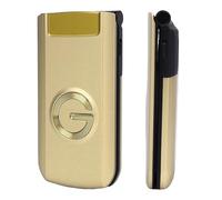 Tosuny Teléfono Celular con Tapa para Personas Mayores, Teléfono con Tapa Desbloqueado 4G con Pantalla de 2,4", Cámara HD, Botones Grandes, Sonido Claro y Alto, Radio FM, Ranura para (Gold)