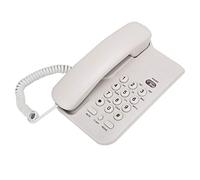 Tosuny Teléfono Fijo, KX-T3026CID Teléfono con Cable Teléfono de Escritorio para Oficina en el Hotel, Larga Vida útil(Blanco)