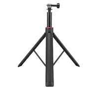 Tosuny Trípode para Selfie Stick de 55 Pulgadas para Cámaras X5 X4 X3 GO3 Ace Action 5 4 3 360, Soporte de Cámara Extensible de Aleación de Aluminio con Pies Antideslizantes