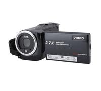 Tosuny Videocámara Videocámara HD 2.7K, Cámara Grabadora Digital de 50MP, Cámara Vlogging con Pantalla de 2.8 Pulgadas, Zoom Digital 16X, Pausa, Luz de Relleno LED, Función de Cámara Web