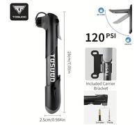 TOSUOD Bomba de Bicicleta Portátil Mini Inflador de Bicicleta de Carretera Bicicleta de Montaña con Manómetro