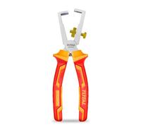 TOTAL - Alicate Aislado Pelacables - Cromo Vanadio - Certificado VDE - Ideal para Electricistas y Proyectos Eléctricos - Medidas: 160 mm