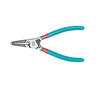 TOTAL - Alicate Recto para Apertura Interna y Externa de Arandelas - 180mm - Facricado en Acero Cr-V y Acabado en Pulido Negro - Resistente a la Corrosión - Anillos de Retención Interior y Exterior