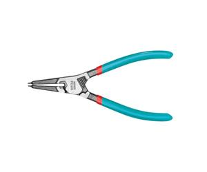 TOTAL - Alicate Recto para Apertura Interna y Externa de Arandelas - 180mm - Facricado en Acero Cr-V y Acabado en Pulido Negro - Resistente a la Corrosión - Anillos de Retención Interior y Exterior