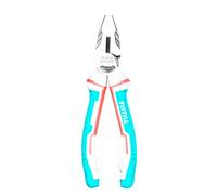 TOTAL - Alicate Universal Reforzado | 180 mm | Máxima Resistencia y Fuerza | Mango Ergonómico de Fibra | Fijación para Protección Anti Caídas | Cromo Vanadio