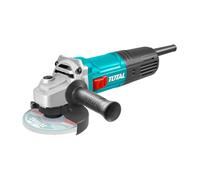 TOTAL - Amoladora Angular de Cable con Potencia de 750 W | Diámetro del Disco de 115 mm | Velocidad de 1200 rpm | Con Empuñadura Extra para Mejor Agarre