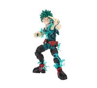 Total Anime Izuku Midoriya - Figura de 16,5 cm con Caras Intercambiables, Manos Intercambiables y Efectos de energía